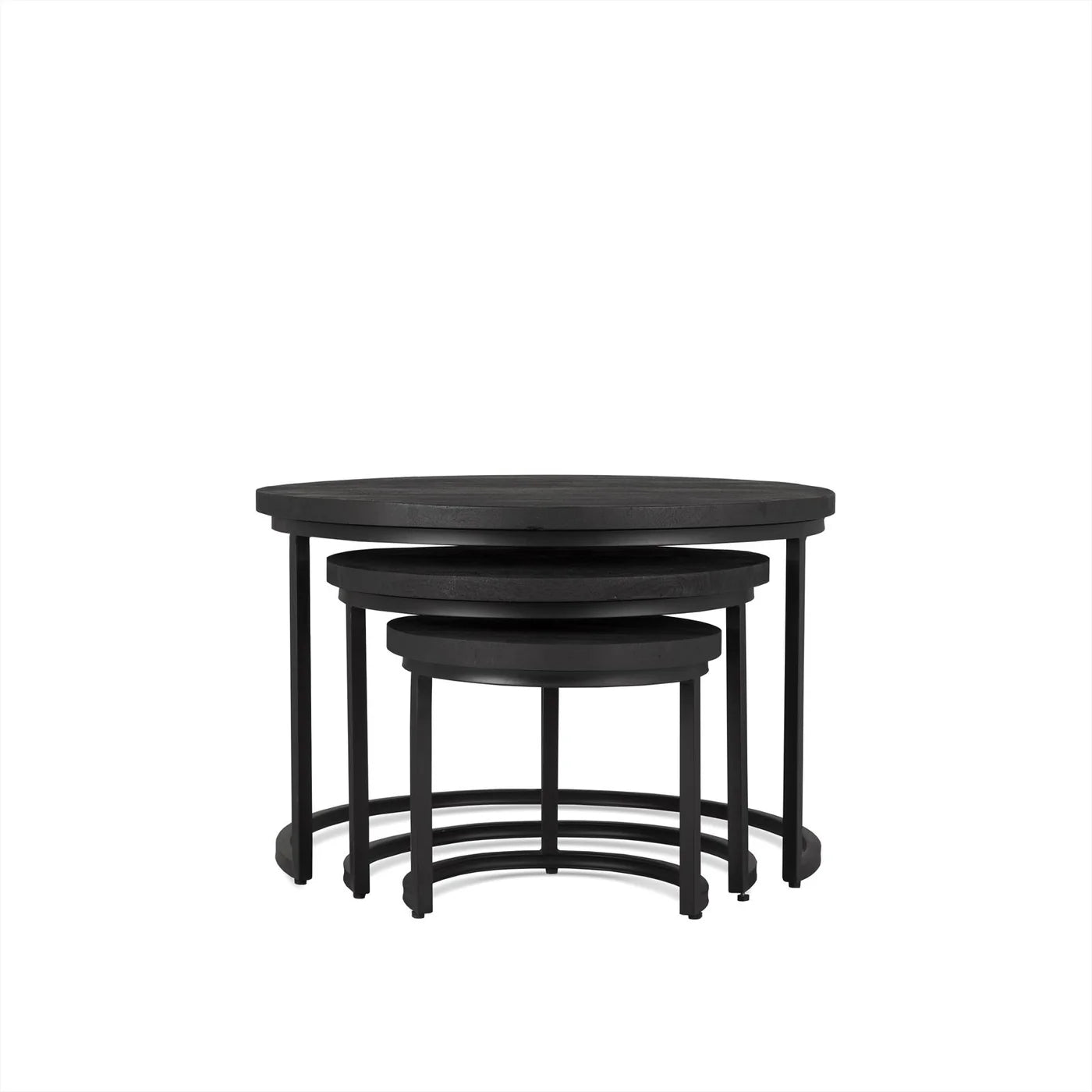 Salontafel Rylee Zwart Set van 3