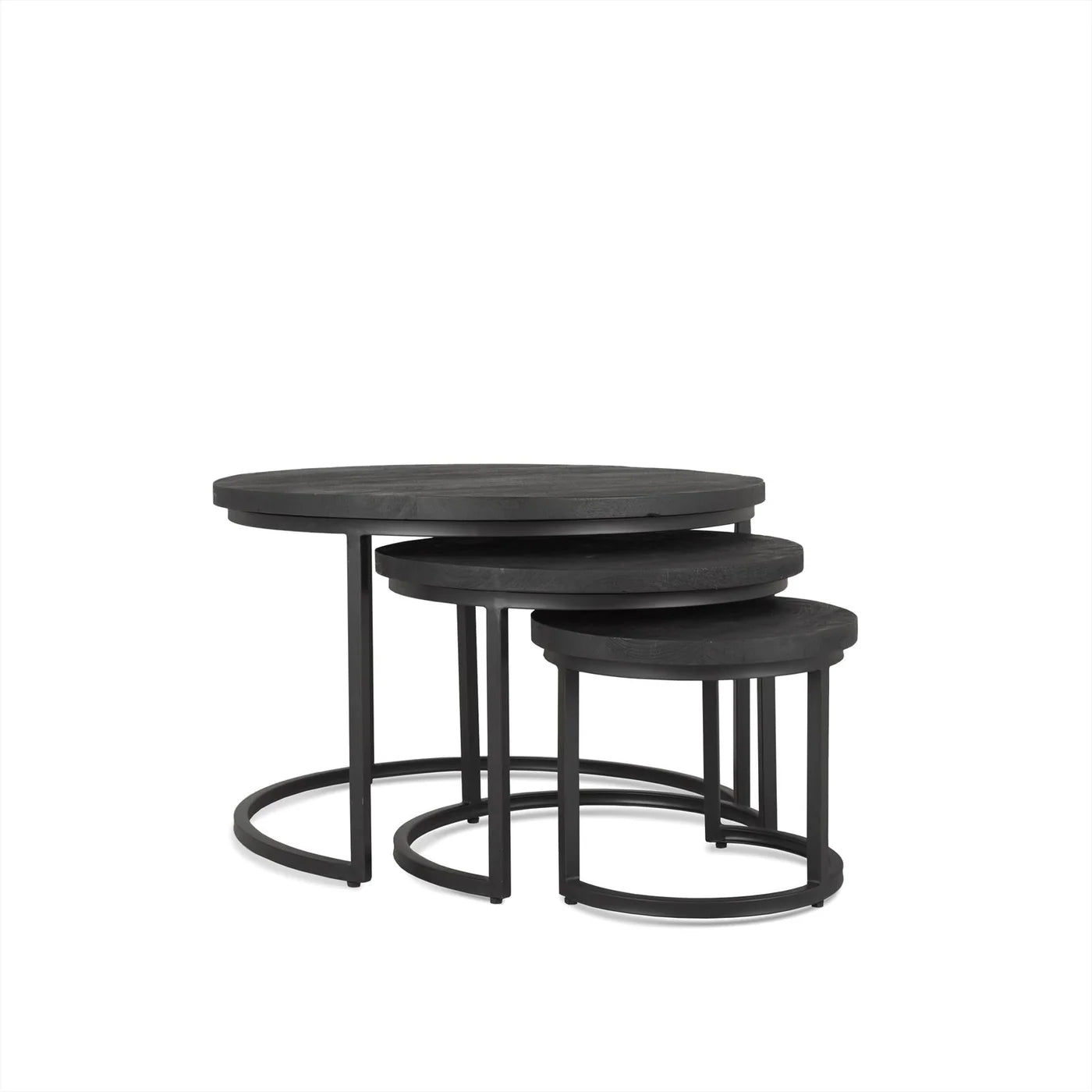 Salontafel Rylee Zwart Set van 3