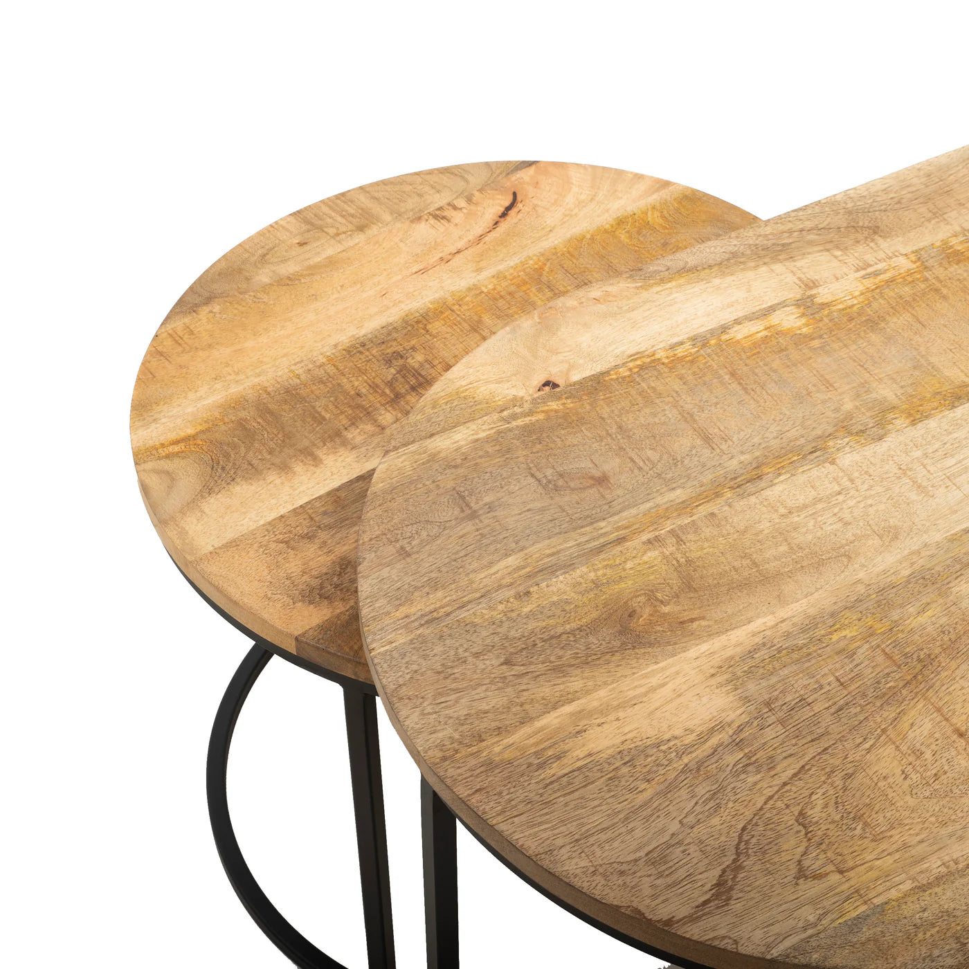 Salontafel Rond en Ovaal Set van 3
