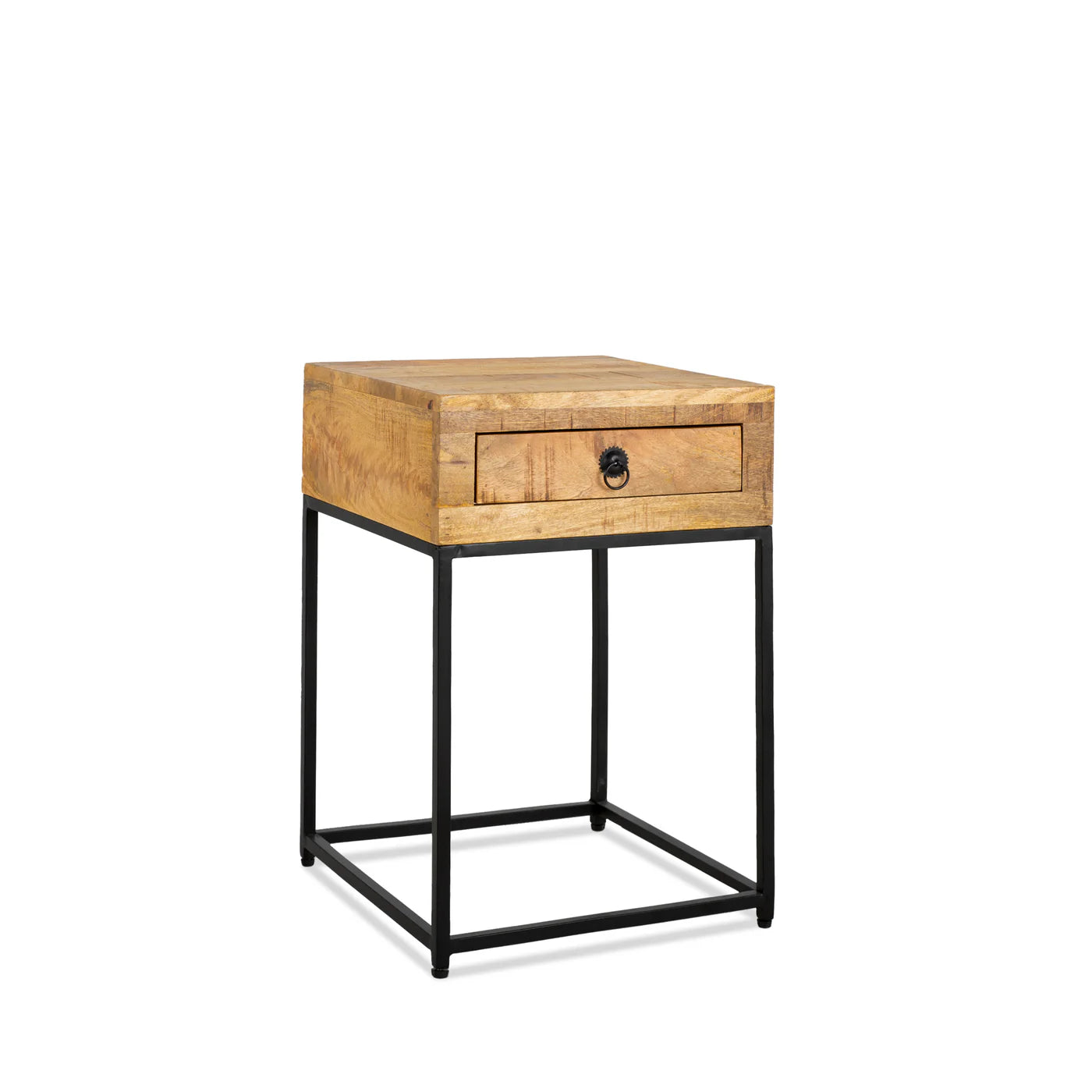 Nachtkastje met Metaal Frame Mango 40