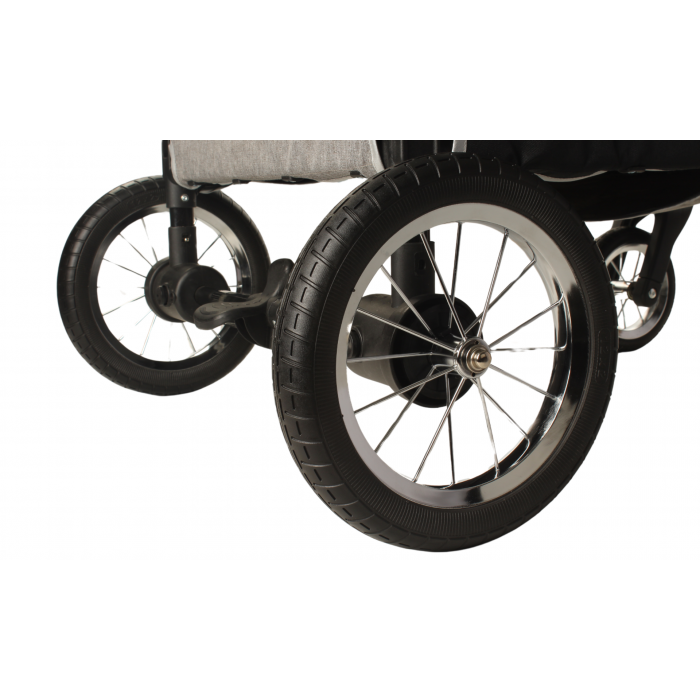 Luxe Hondenbuggy Big Smart – Grijs – 40 kg draagvermogen - BLACKFRIDAY ACTIE!