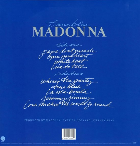 Madonna – True Blue – 2de hands, goede staat