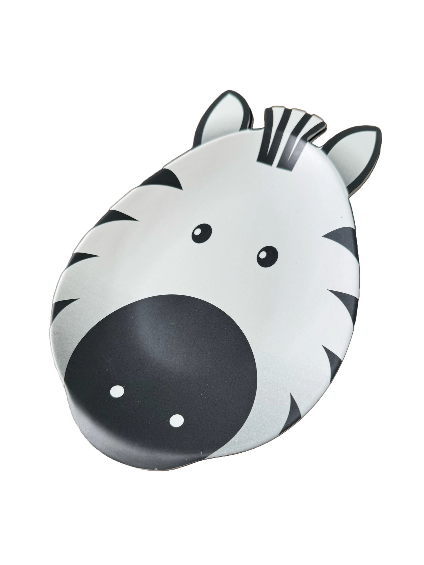 Kinderbord & schaal Zebra Set van 4