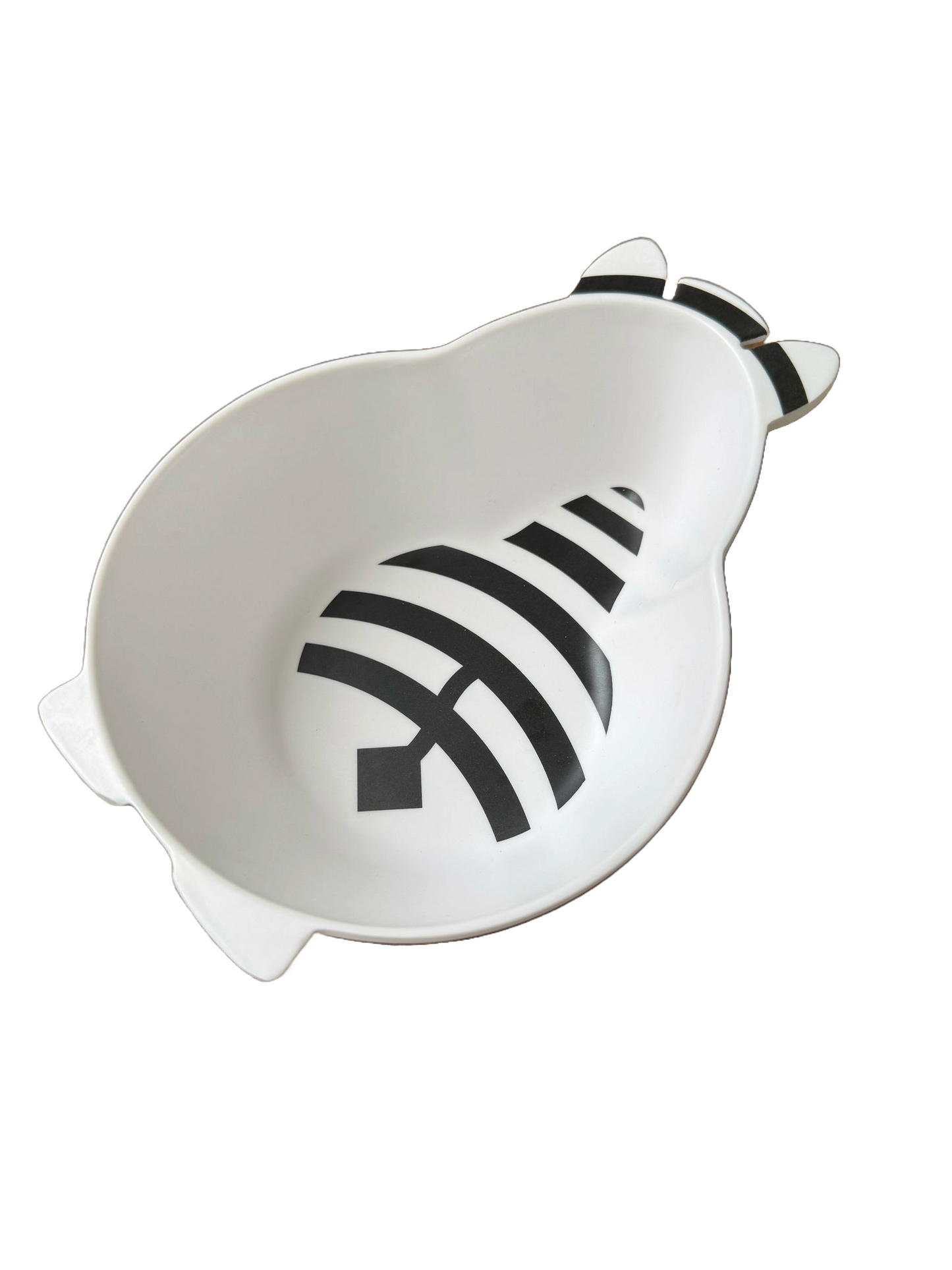 Kinderbord & schaal Zebra Set van 4