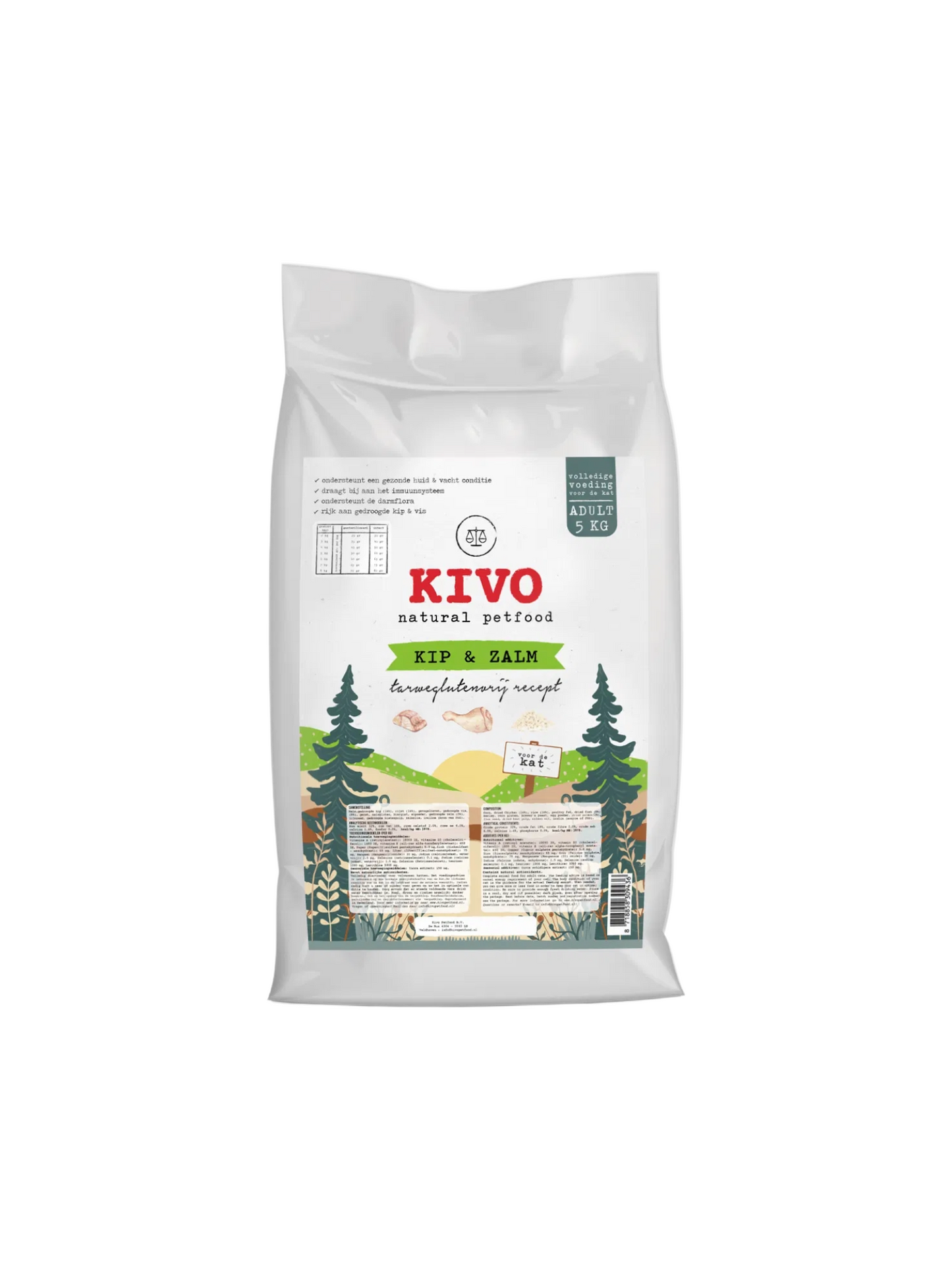 KIVO Kat Premium Kip & Zalm (5kg)