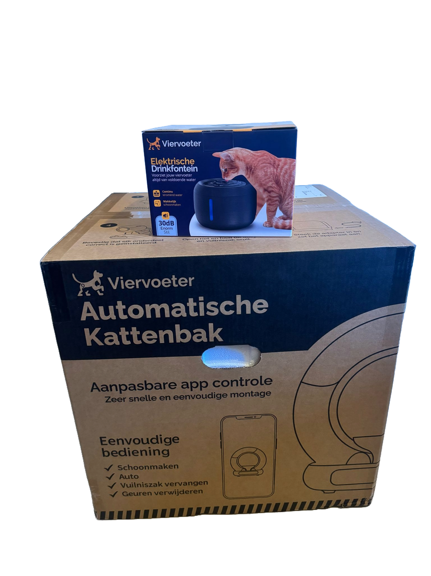 Elektrische Kattenbak Viervoeter 2025 model