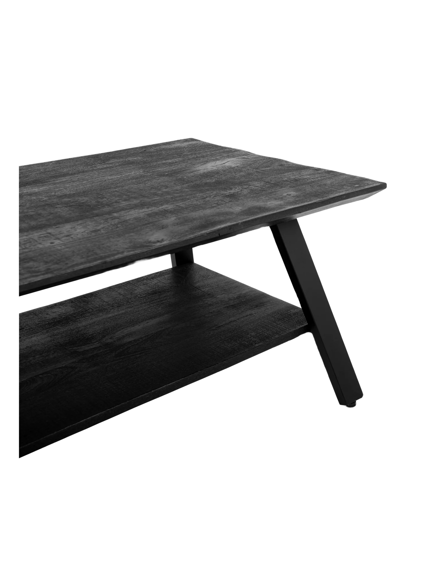Salontafel Berlin Zwart met Vak