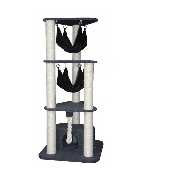 Topmast Heavy Krabpaal – Savannah Grijs XL (80 x 80 x 180 cm)