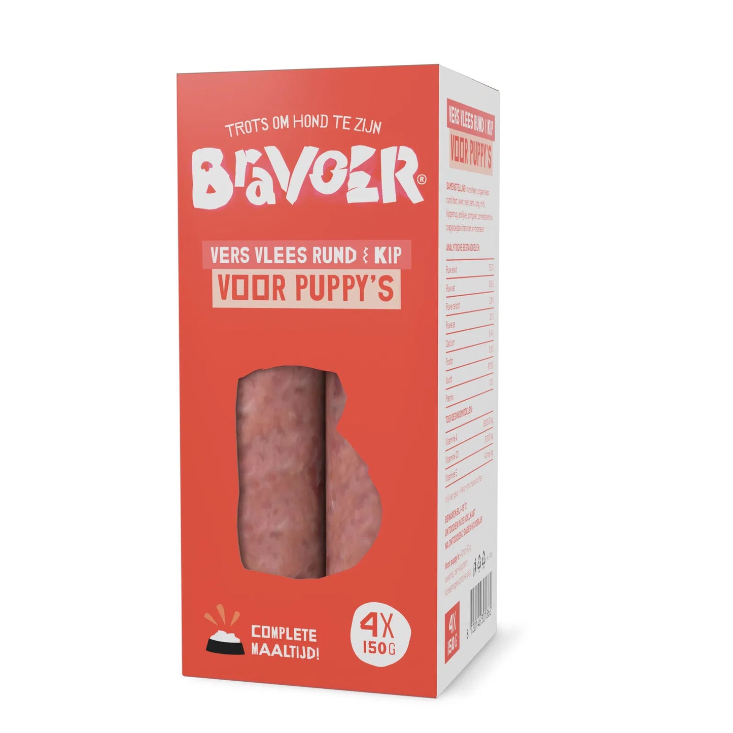 Bravoer Puppy (Rund & Kip) CAT.3 (12 x 4x150g)