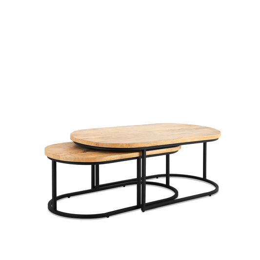 Salontafel Ovaal Olivia Set van 2