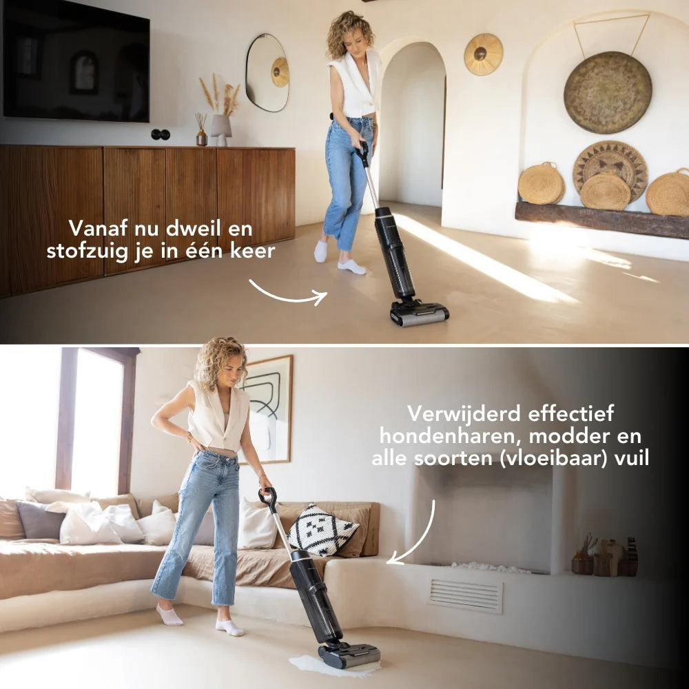 Techweise TC1 Wet & Dry Dweilstofzuiger - Black Friday DEAL