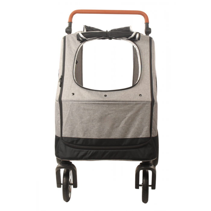 Luxe Hondenbuggy Big Smart – Grijs – 40 kg draagvermogen - BLACKFRIDAY ACTIE!