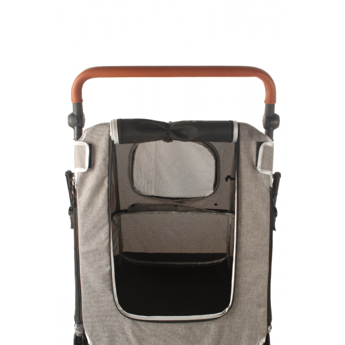 Luxe Hondenbuggy Big Smart – Grijs – 40 kg draagvermogen - BLACKFRIDAY ACTIE!