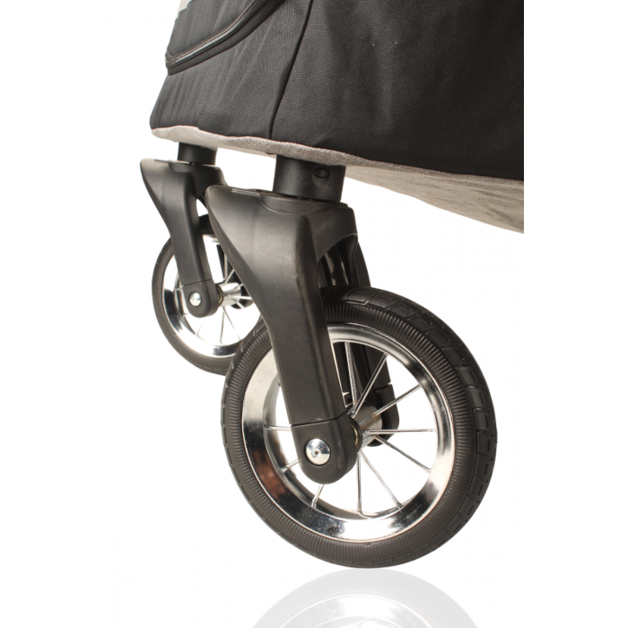 Luxe Hondenbuggy Big Smart – Grijs – 40 kg draagvermogen - BLACKFRIDAY ACTIE!