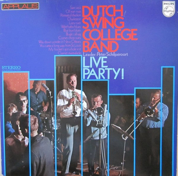 The Dutch Swing College Band – Live Party! (LP, Album, RE) – 2de hands, goede staat