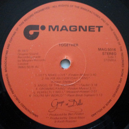 Guys ‘n Dolls – Together (LP, Album) – 2de hands