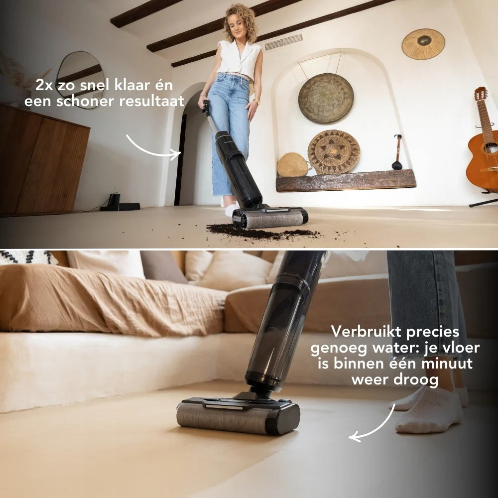 Techweise TC1 Wet & Dry Dweilstofzuiger - Black Friday DEAL