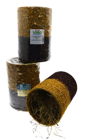 Hooitunnel Kruiden + Zaden – Schuilplek en Knabbelplezier voor Knaagdieren en Konijnen