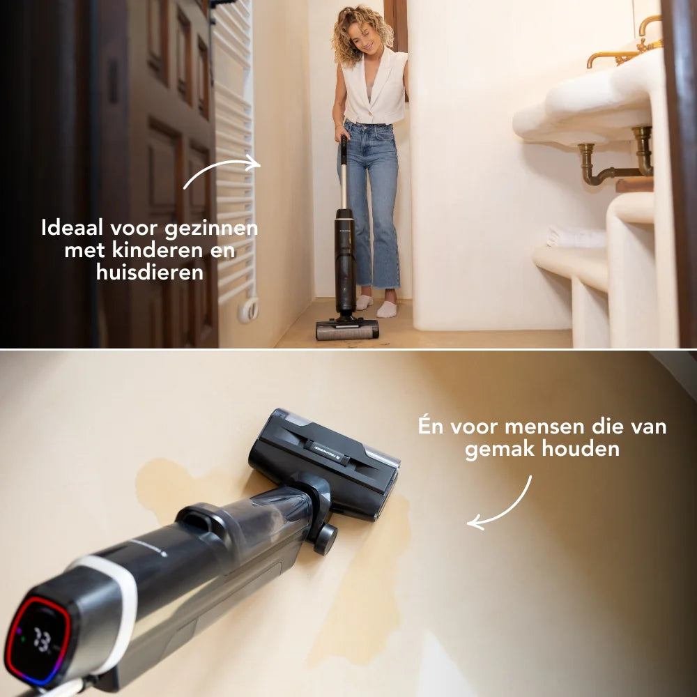 Techweise TC1 Wet & Dry Dweilstofzuiger - Black Friday DEAL