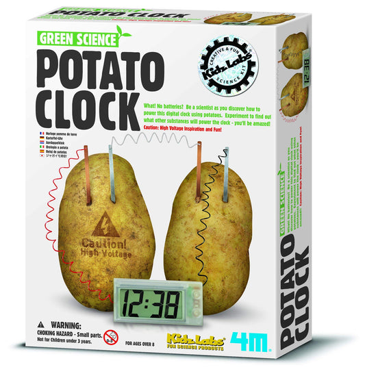 Aardappelklok (Potato clock) Sinterklaas cadeau - kerst cadeau