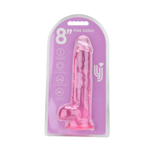 Dildo met Ballen Roze Loving Joy 8 Inch