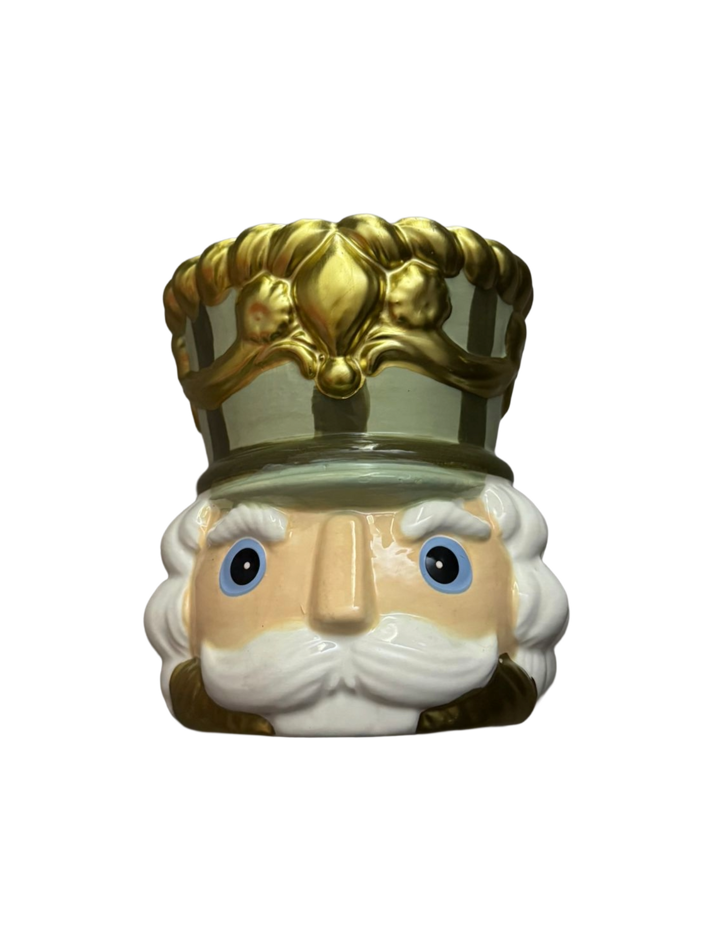 Bloempot Notenkraker Hoofd – Man met Witte Haren