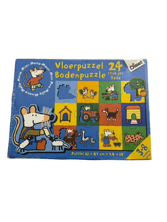 Diset Vloerpuzzel Muis – 24 Stukjes