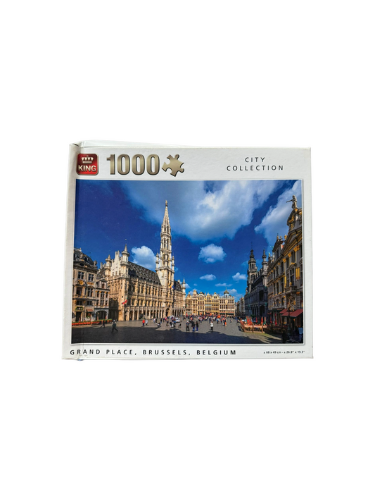 King Puzzel 1000 stukjes Brussel, België (2de hands)