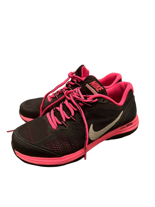Nike Dual Fusion dames schoenen roze/zwart – tweedehands