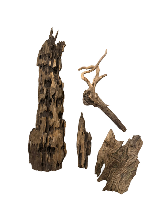 Aquarium Hout Set – Kienhout & Spiderwood (40 cm + 2 kleine stukken)