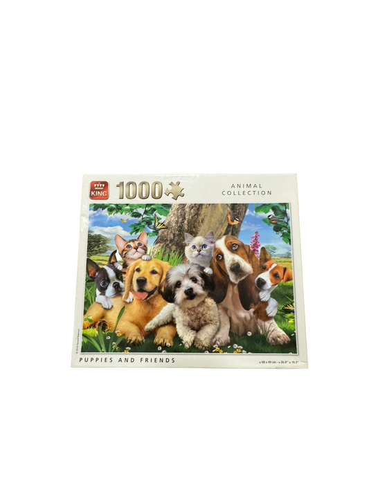 Puzzel 1000 stukjes Dieren in Wei
