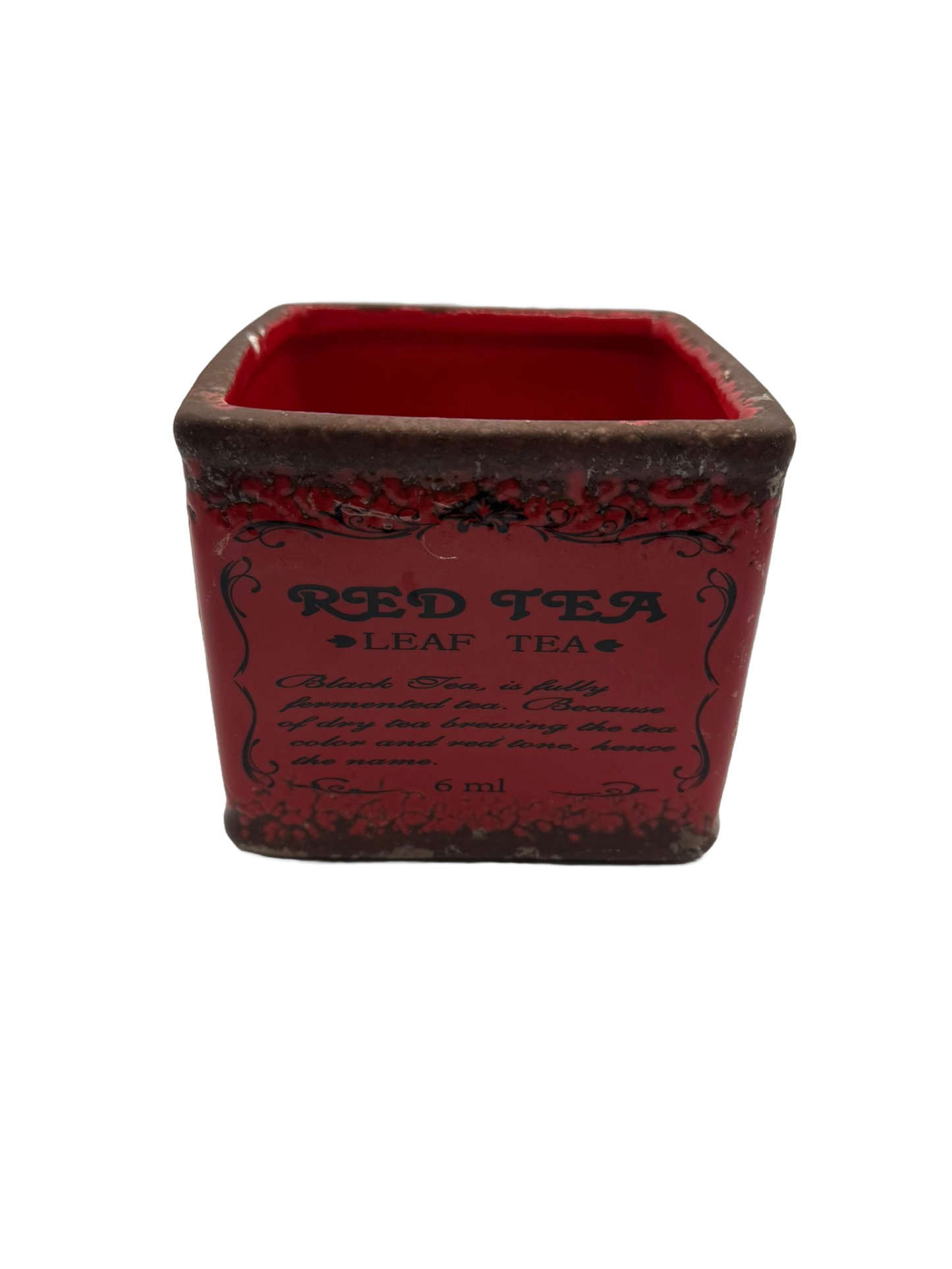 Red tea- Rode bloempot / plantenbak