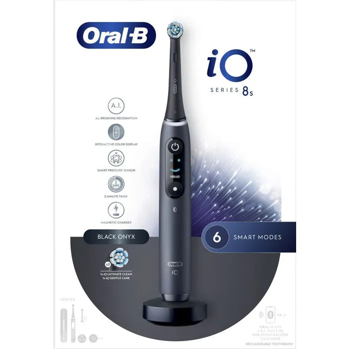 Elektrische Tandenborstel iO8s Series Black Onyx +1extra refill