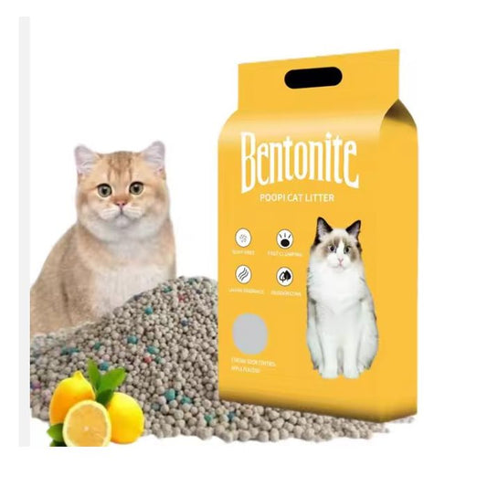 Besger Pet Kattenbakvulling Bentoniet Lemon 10 liter - Super Absorberend & Stofarm