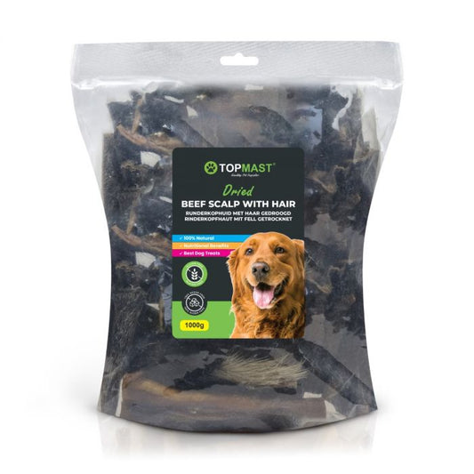 Topmast Runderkophuid met Haar - 15 cm - 1000 Gram