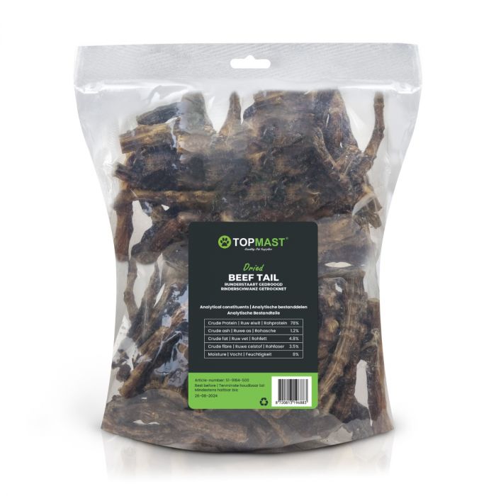 Topmast Runderstaart Gedroogd – 100% Natuurlijk (5kg)