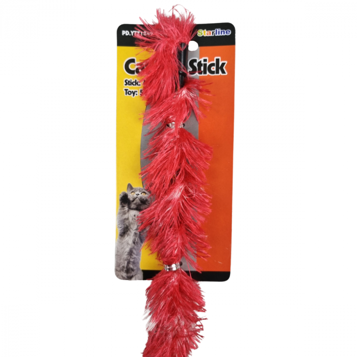 Kattenhengel - Kattenspeeltjes Rood