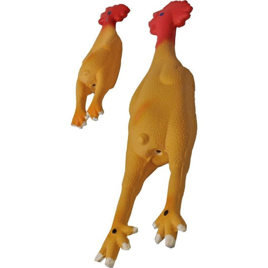 Latex kip groot 40 cm Hondenspeeltje