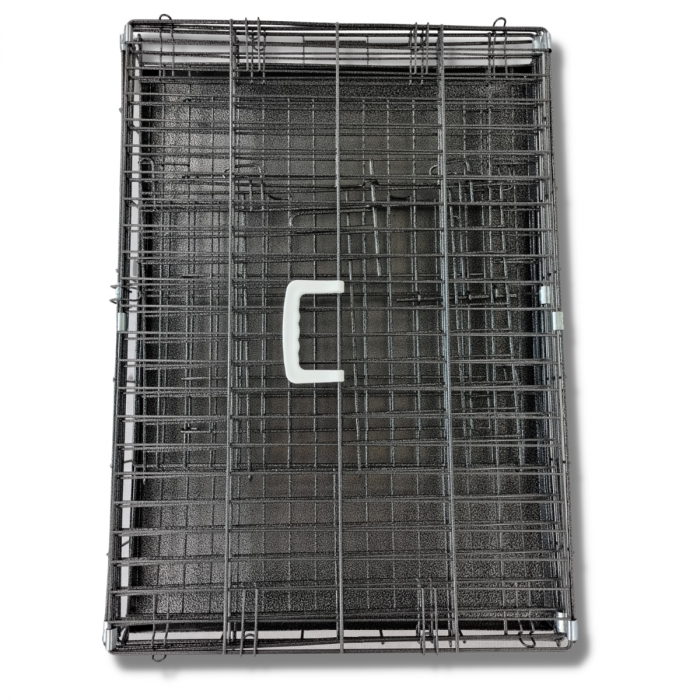 Topmast Hondenbench Premium – Black Silver Coating