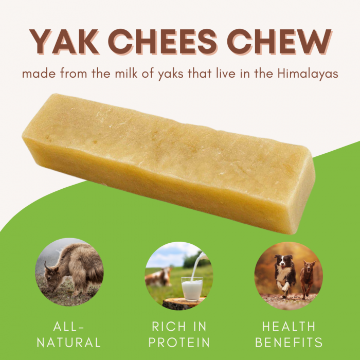 Topmast Yak Cheese Chew – 100% natuurlijke Himalaya kaassnack voor honden