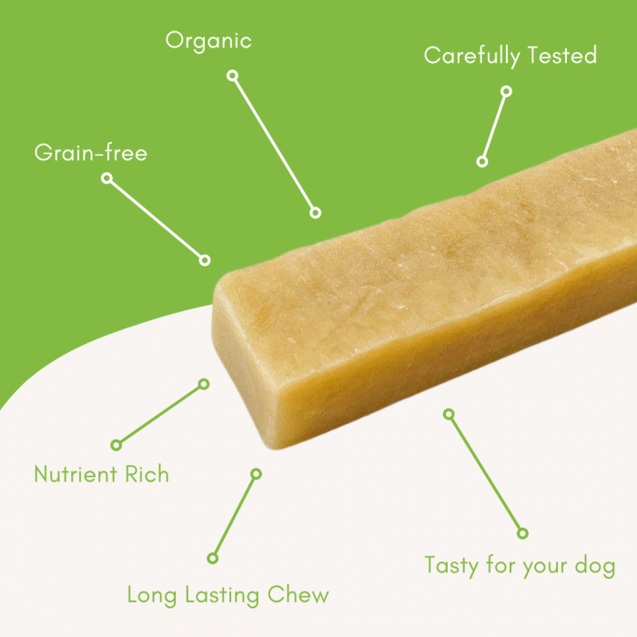 Topmast Yak Cheese Chew – 100% natuurlijke Himalaya kaassnack voor honden