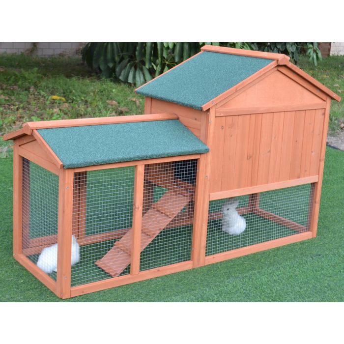 Topmast Konijnenhok Landscape – Ruim Houten Konijnenverblijf met Buitenren