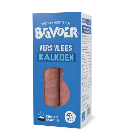 Bravoer Kalkoen CAT.3 (12 x 4x150g)