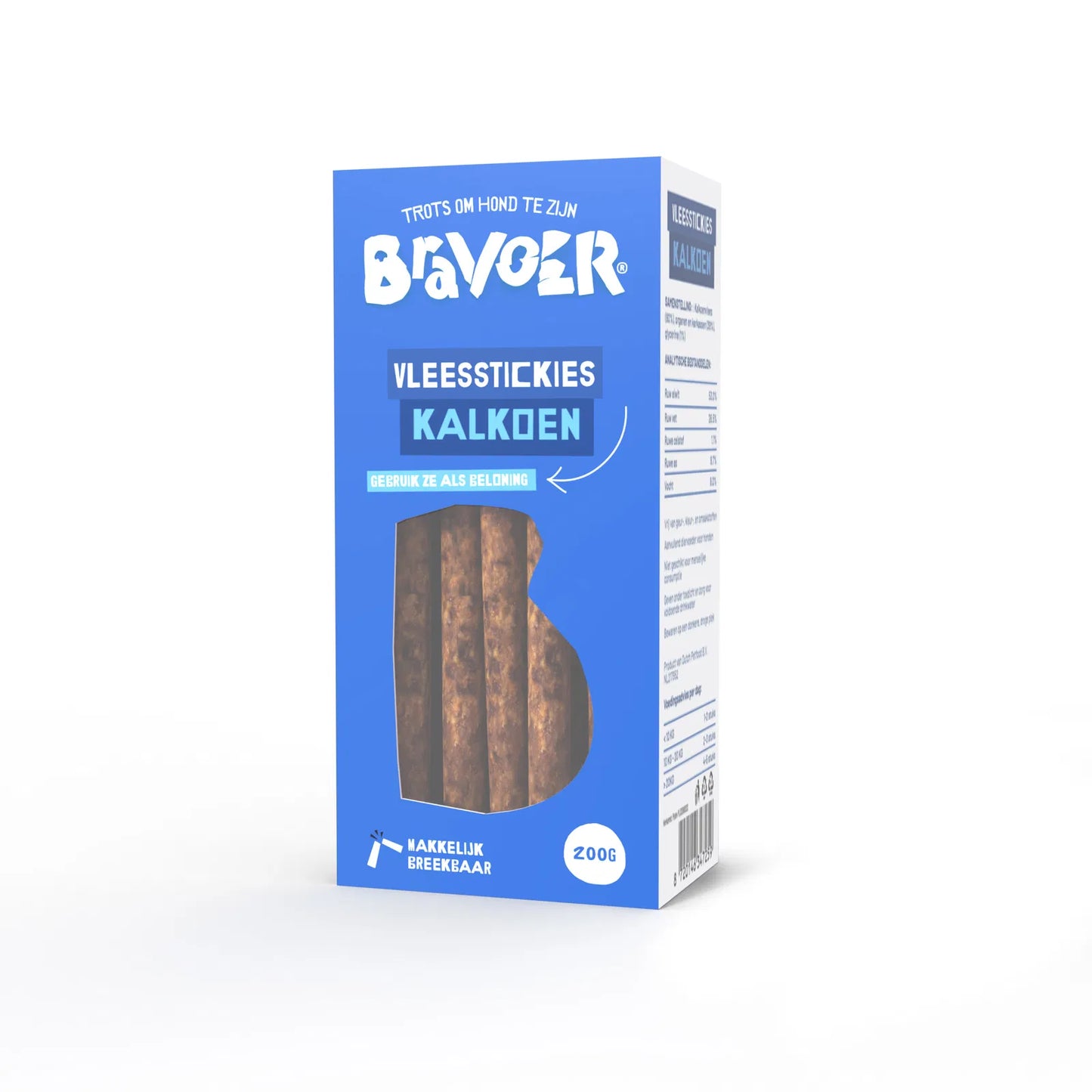 BRAVOER Vleesstickies Kalkoen (2kg)