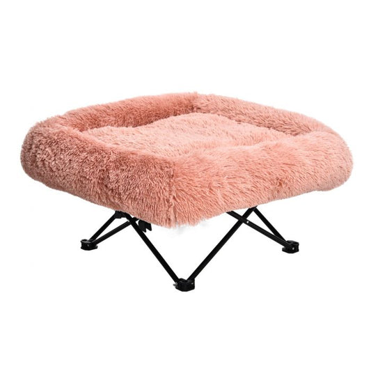 Topmast Kattenstretcher Fluffy - Roze - 72 x 72 cm